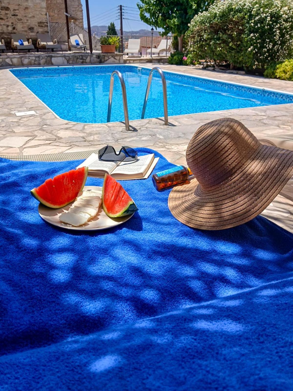 Apartmán Athena'S Pool Oasis Skarinou Exteriér fotografie